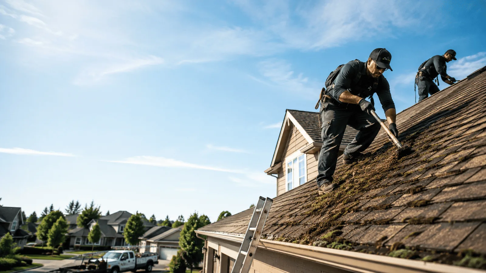 Roof Moss Removal in Rochester, MN near me